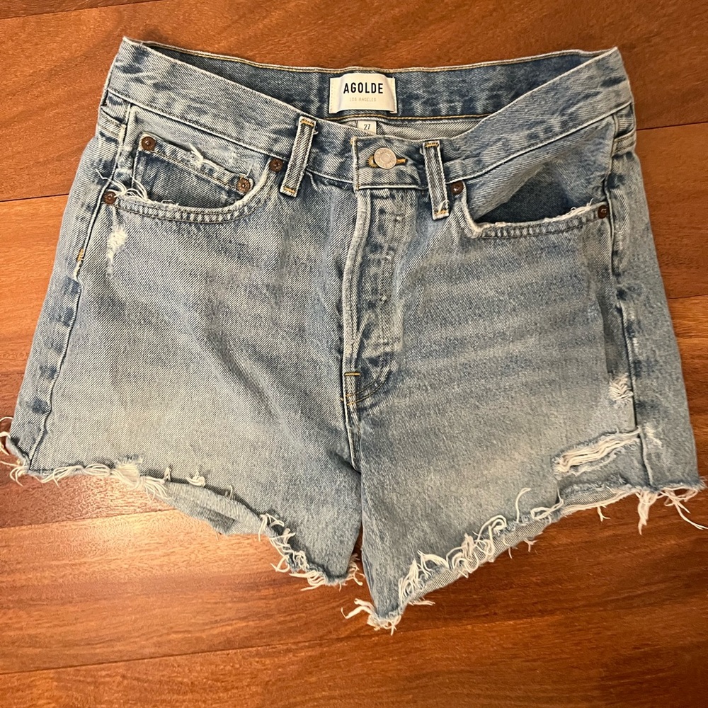 Agolde denim shorts